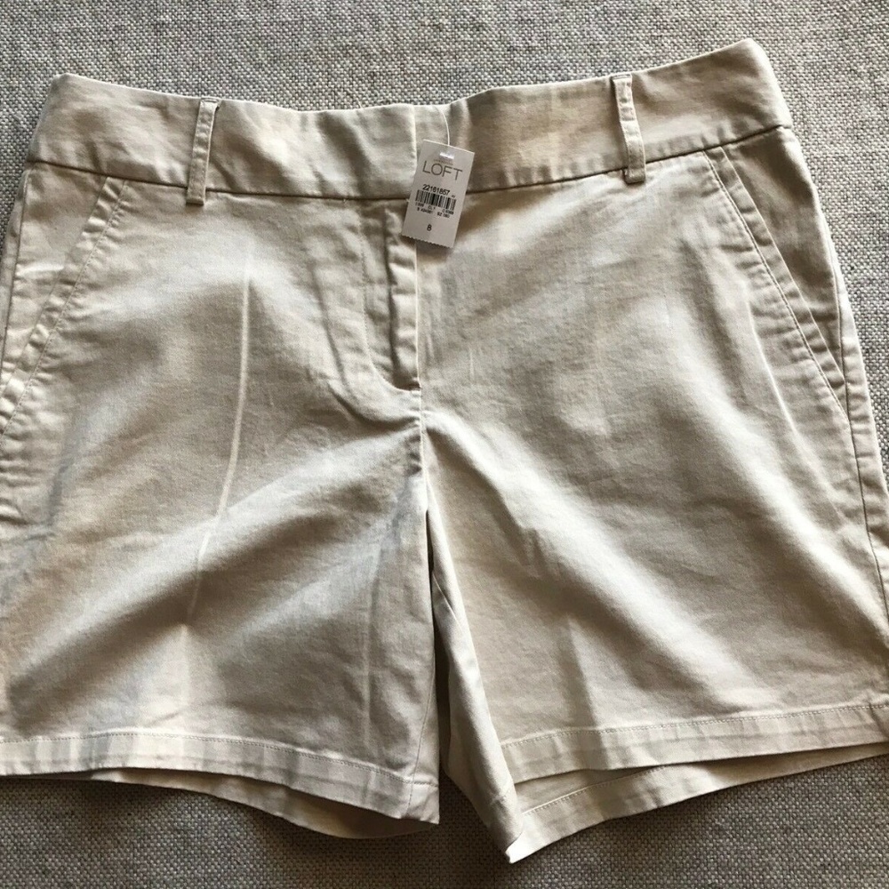 LOFT The‎ Riviera Short Flat Front Shorts Sz 8 NWT